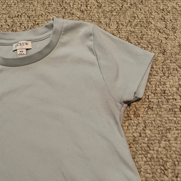 J. Crew Ribbed Cropped Tee - Picture 3 of 5